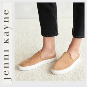 Jenni Kayne Suede Slider Sneakers  Size US 39 Honey